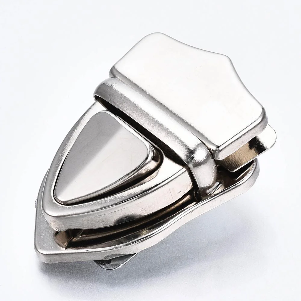 CHIUSURA BORSA A SPINTA, 5 PZ PLATINO