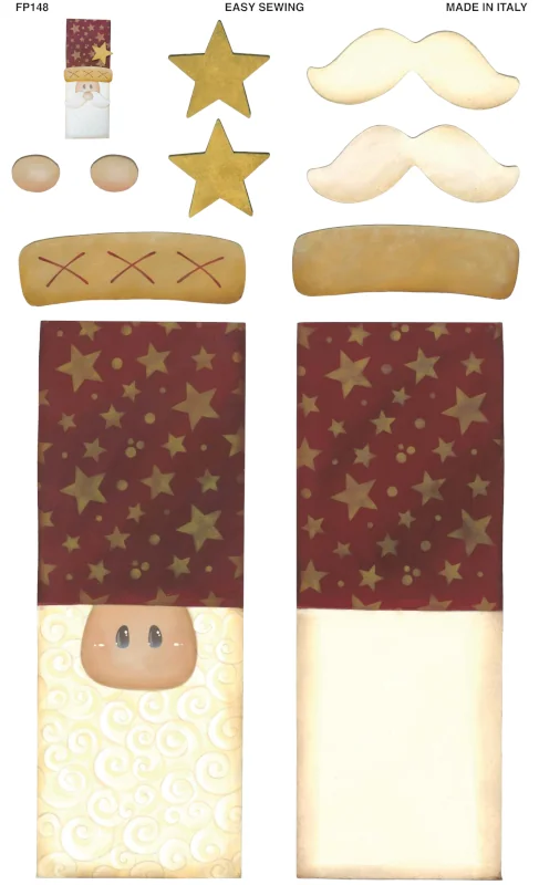 EASY SEWING - SACCHETTO BABBO NATALE