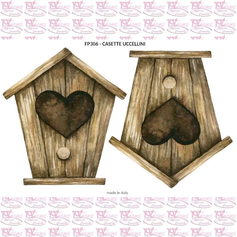 PANNELLO STAMPATO 20X30CM CASETTA