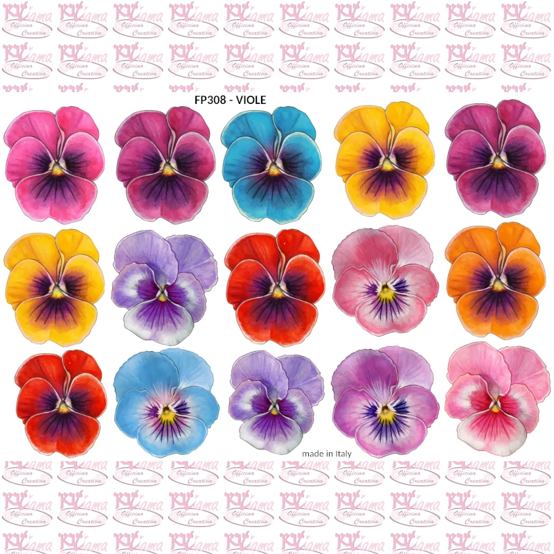 PANNELLO STAMPATO 20X30CM VIOLE