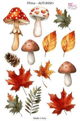 PANNELLO STAMPATO 20X30CM AUTUNNO