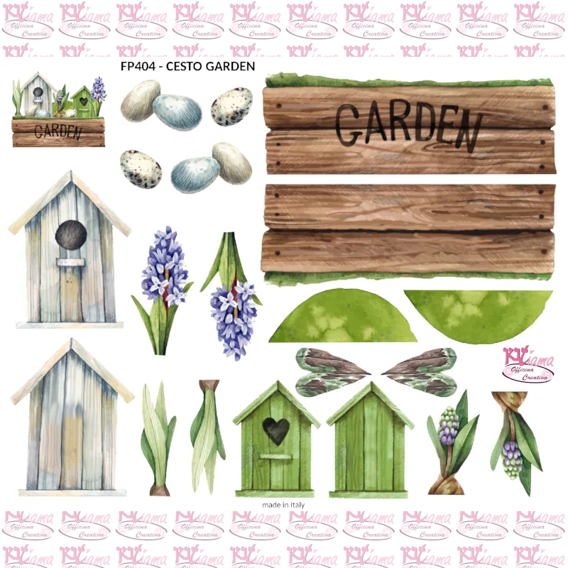 PANNELLO STAMPATO 40X50CM GARDEN