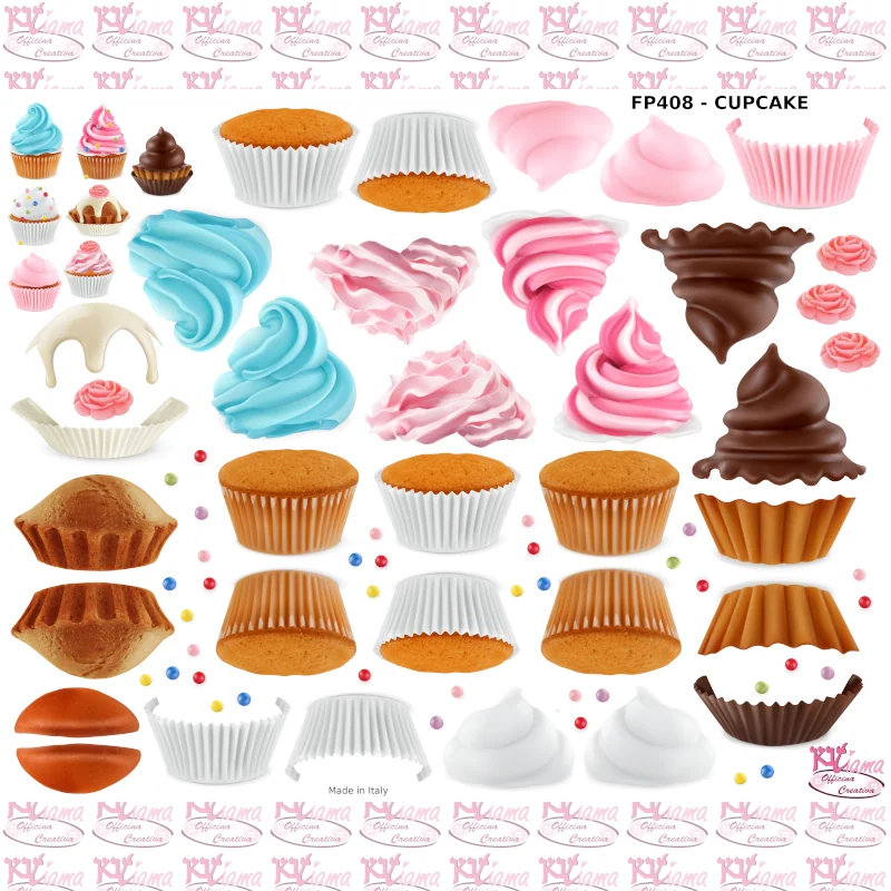 PANNELLO STAMPATO 40X50CM CUPCAKE