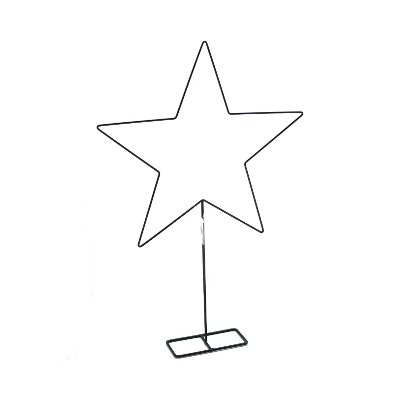 STELLA SU PIEDISTALLO METALLO H.50 CM