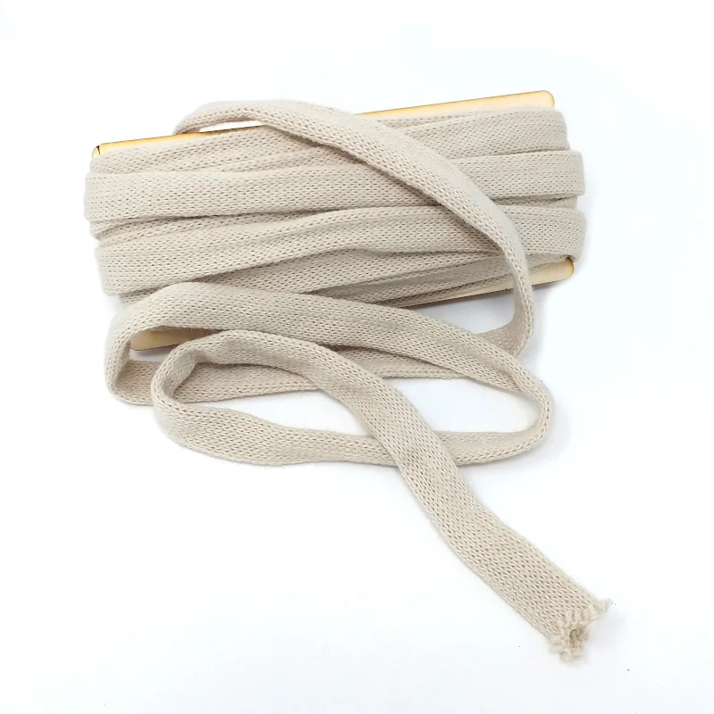 TUBOLARE LANA TINTA UNITA Ø 15 MM SABBIA