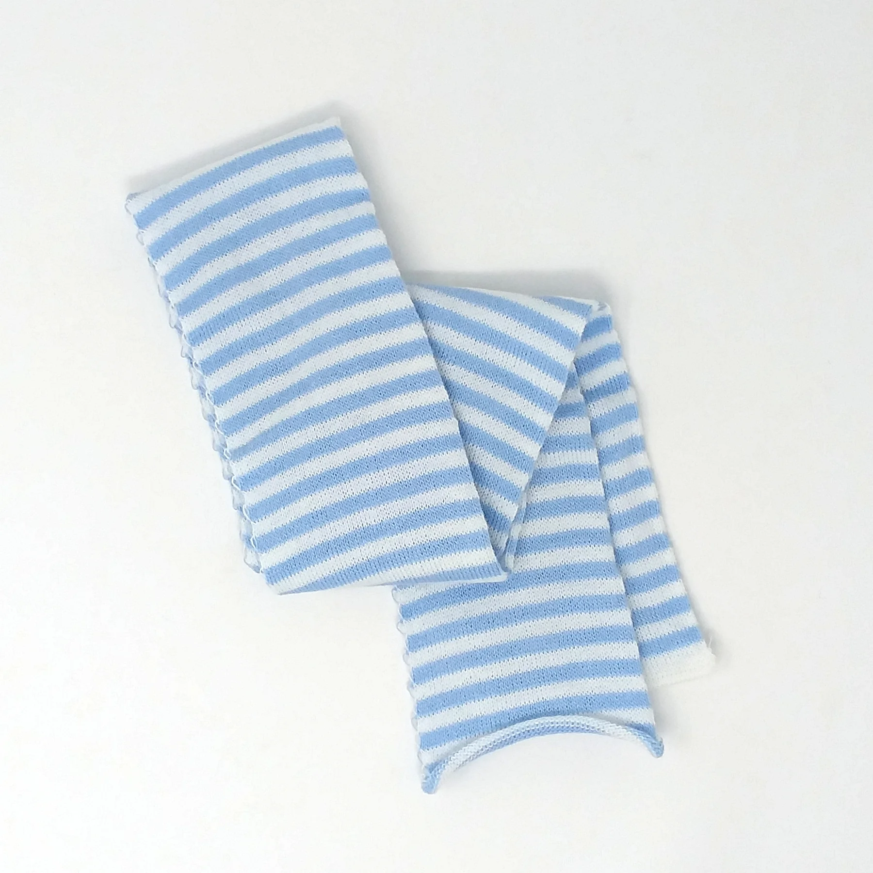 TUBOLARE RIGA 1 CM - Ø 80 MM AZZURRO/PANNA