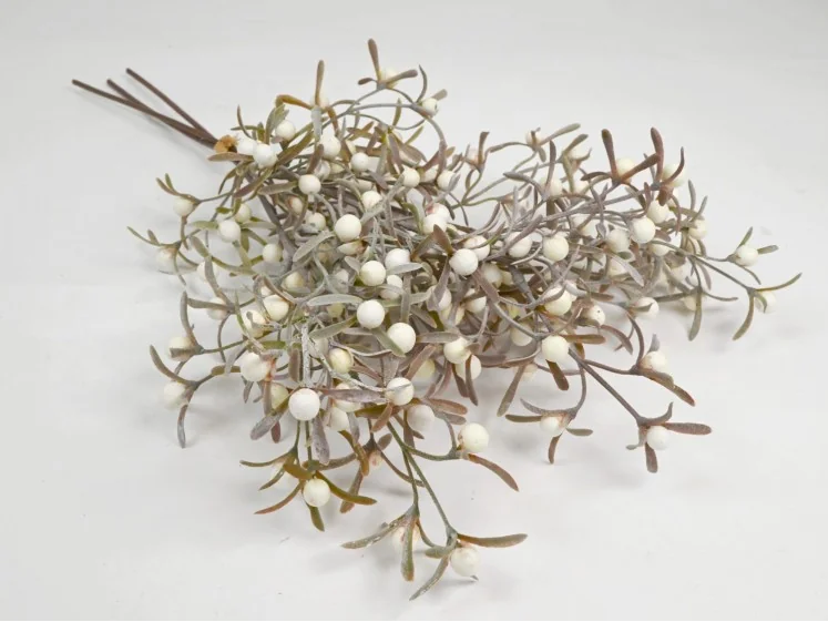 BOUQUET VERDE CON BACCHE BACCHE BIANCHE