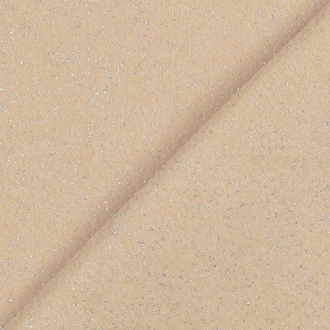 PANNO GLITTER 43X50CM VANIGLIA