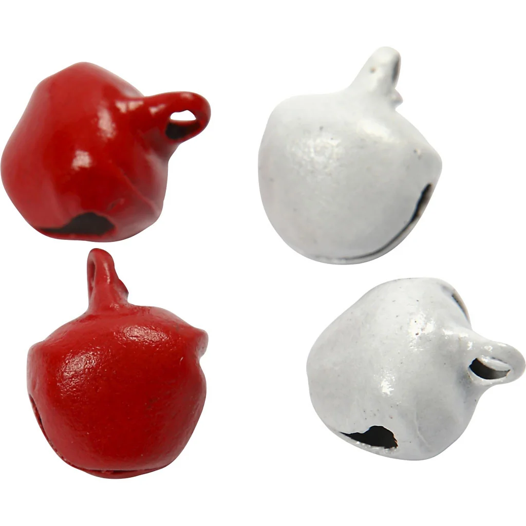 JINGLE Ø 8 MM, BIANCO/ROSSO - 50 PZ