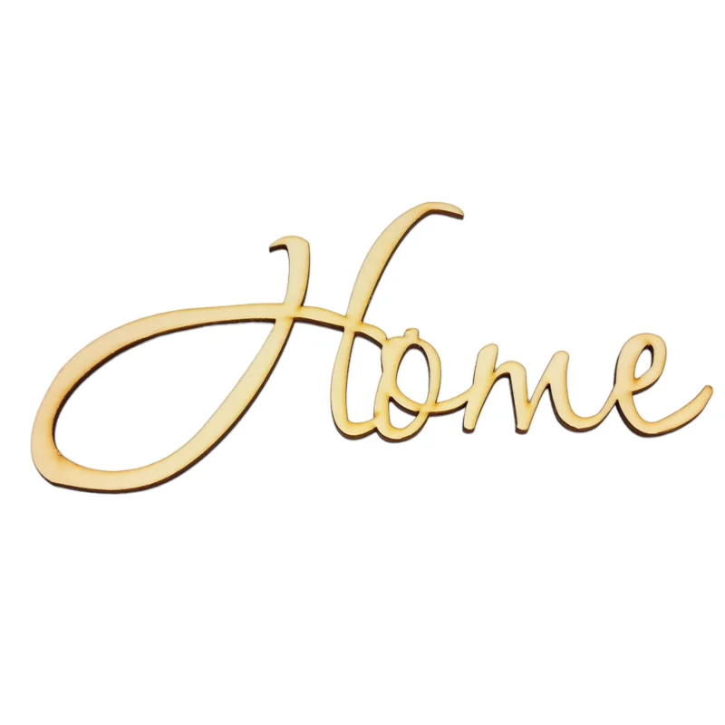 A-SCRITTA HOME LEGNO 30X18 CM