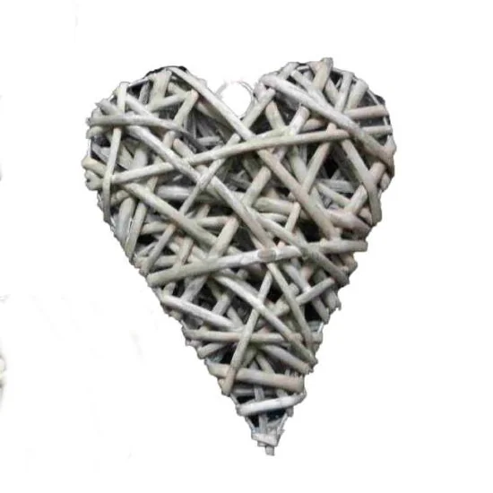 CUORE SHABBY RATTAN 10X6 CM
