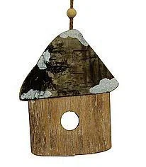 CASA LEGNO NATALE 10 PZ