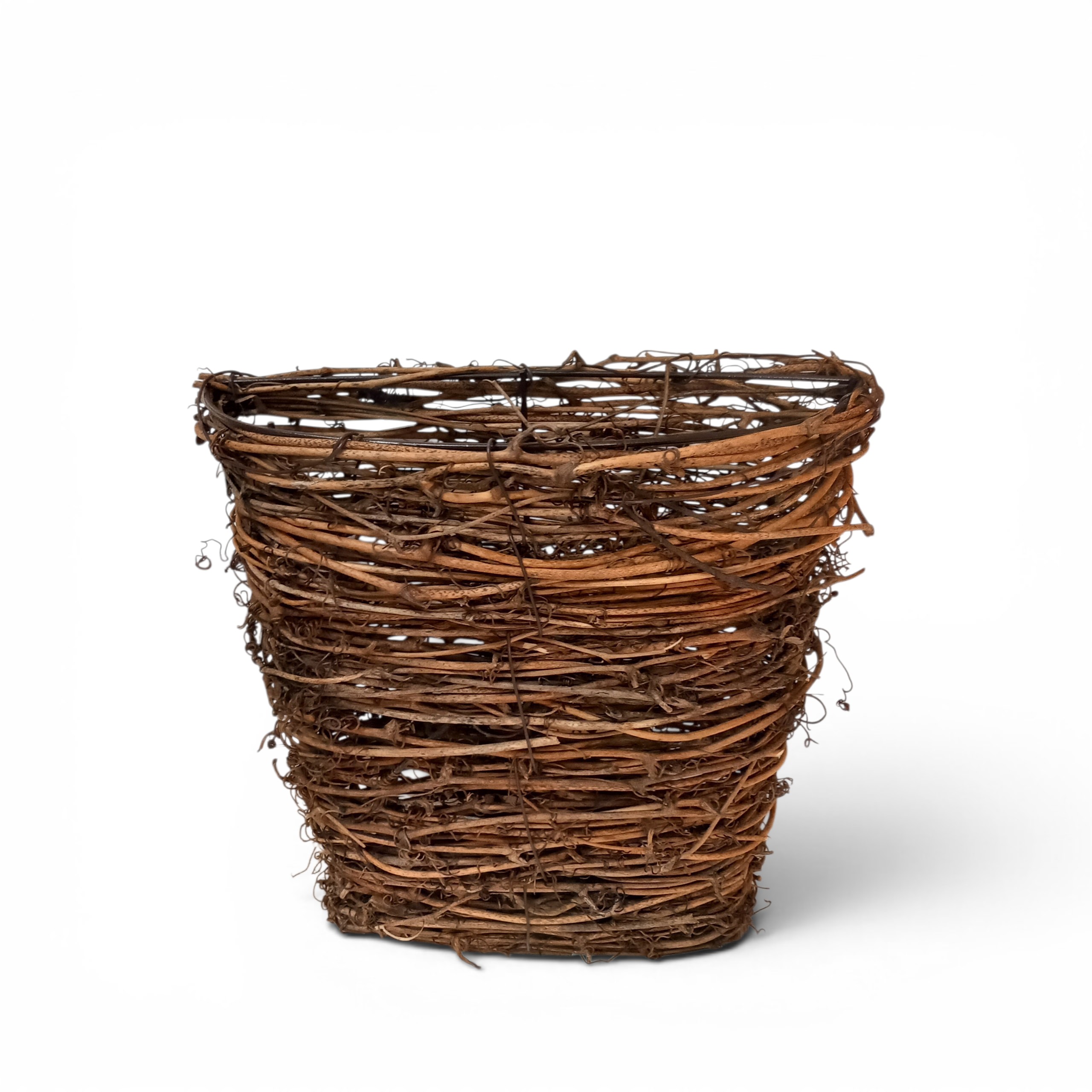 VASO RATTAN 18X18X6CM