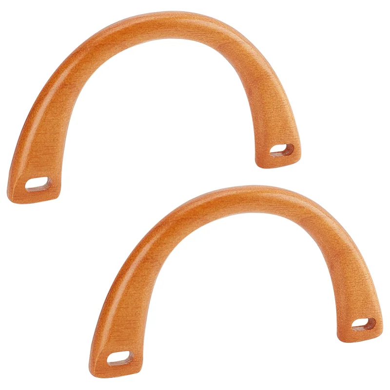 MANICI BORSA LEGNO MEZZOTONDO