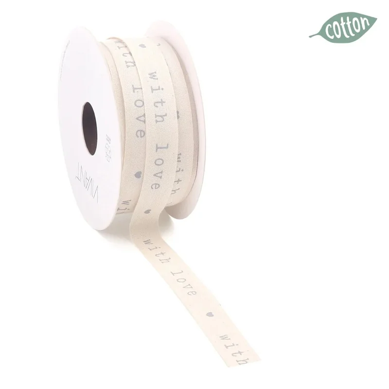 NASTRO COTONE WITH LOVE 20 MT