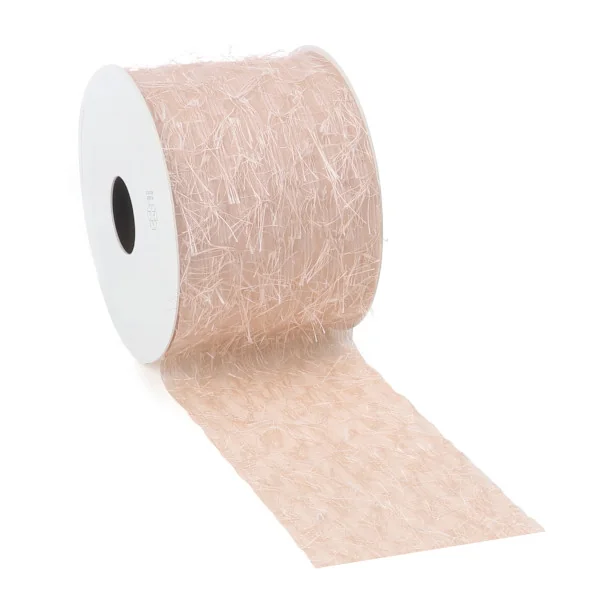 NASTRO FAYE H.7 CM - 10 MT ROSA ANTICO