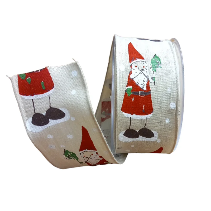 NASTRO 40 MM BABBO NATALE 10 MT