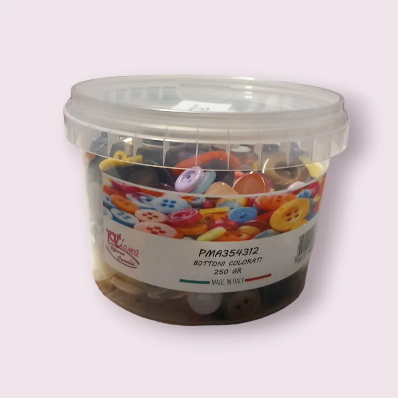 MIX BOTTONI 250 GR COLORATI