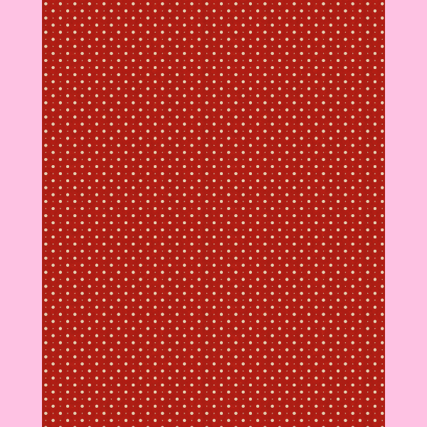 PANNO STAMPATO 40X50CM POIS ROSSO