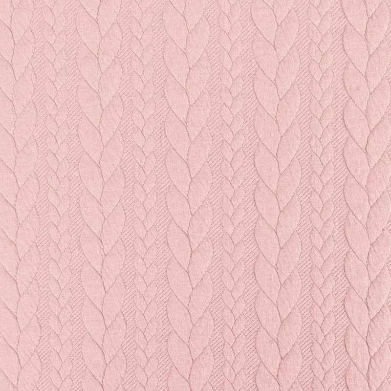 TESSUTO TRECCIA 50X50 CM ROSA