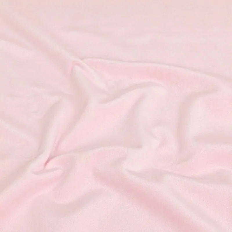 TESSUTO MINKY 50X50 CM ROSA POLVERE