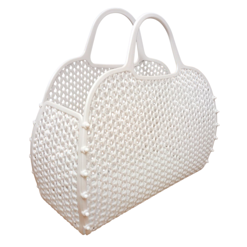 BORSA PLASTICA 30X20X13 CM BIANCO